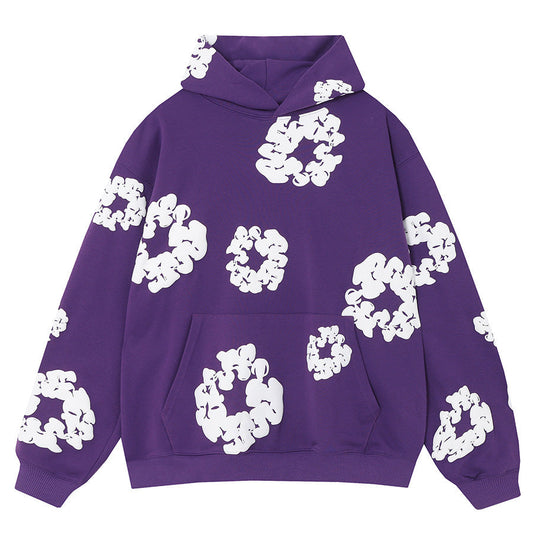 Denim Tears The Cotton Wreath Hoodie Purple DENIM TEARS
