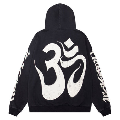 Hellstar OHM Yoga Zip Up Hoodie