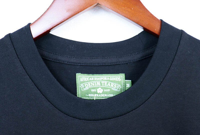 Denim Tears Metallic Gold Script Tee DENIM TEARS