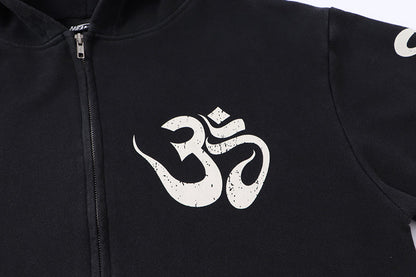 Hellstar OHM Yoga Zip Up Hoodie