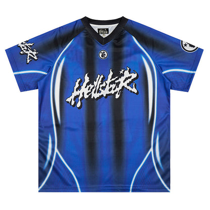 Hellstar 'Blue Stripes' Mesh Jersey