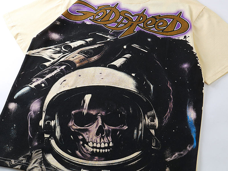 GODSPEED Skeleton Astronaut T-shirt Godspeed